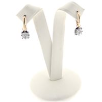 Orecchini Fanton Gioielli Donna in Oro Diamante 0.56 Ct OROR-18-52 - OROR-18-52